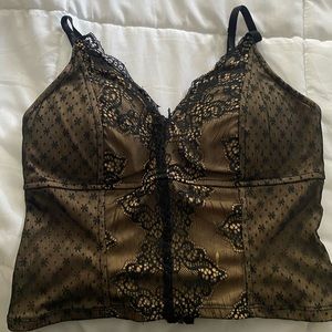 Bustier crop top